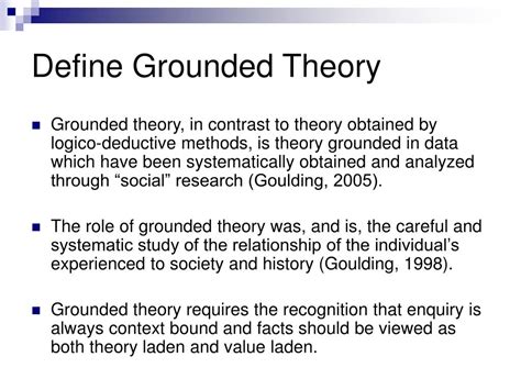 grounded definition.